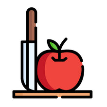 Icônes pomme cuisson