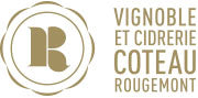 Vignoble et cidrerie Coteau Rougemont - logo doré