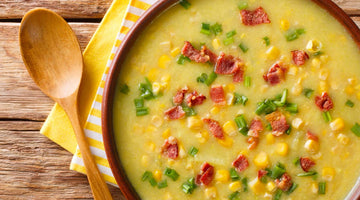 Corn and bacon chowder