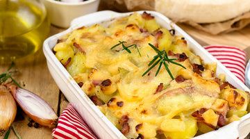Tartiflette with Versant Blanc and Compton Cheese