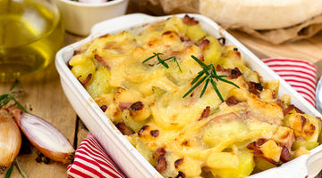 Tartiflette au Versant Blanc et au fromage Compton