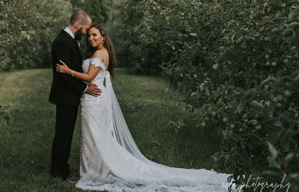 Vignoble et cidrerie Coteau Rougemont - Photographie d'un mariage dans le vignoble