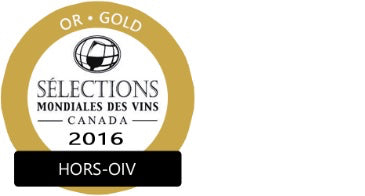 Vignoble et cidrerie Coteau Rougemont - Sélection modiales des vins 2016 - Distinction