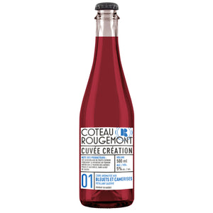 Blueberry and sweetberry honeysuckle cider